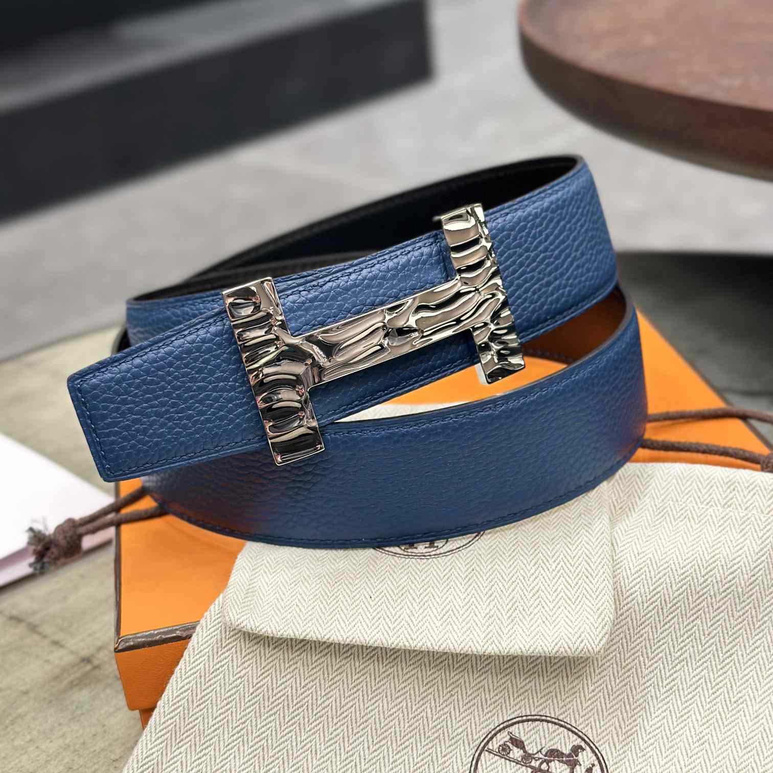 Hermes Quizz H2O Belt buckle & Reversible Leather Strap 38 mm - PerfectKickZ