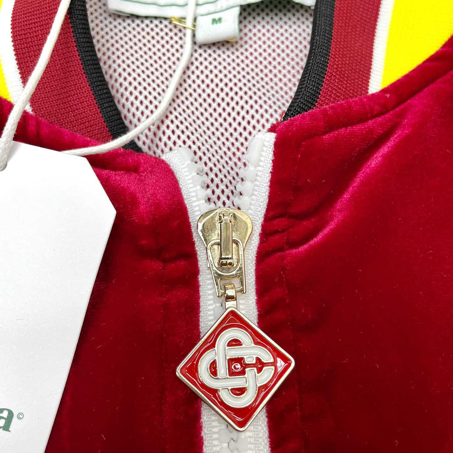 Casablanca Laurel Logo Patch Zipped Track Jacket - PerfectKickZ