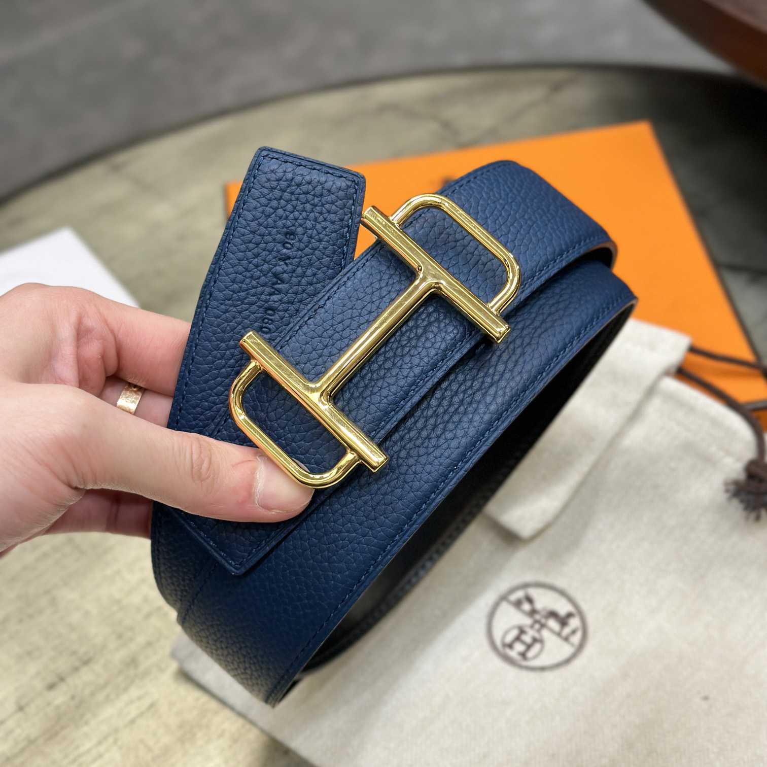 Hermes Royal Belt Buckle & Reversible Leather Strap 38 mm - PerfectKickZ