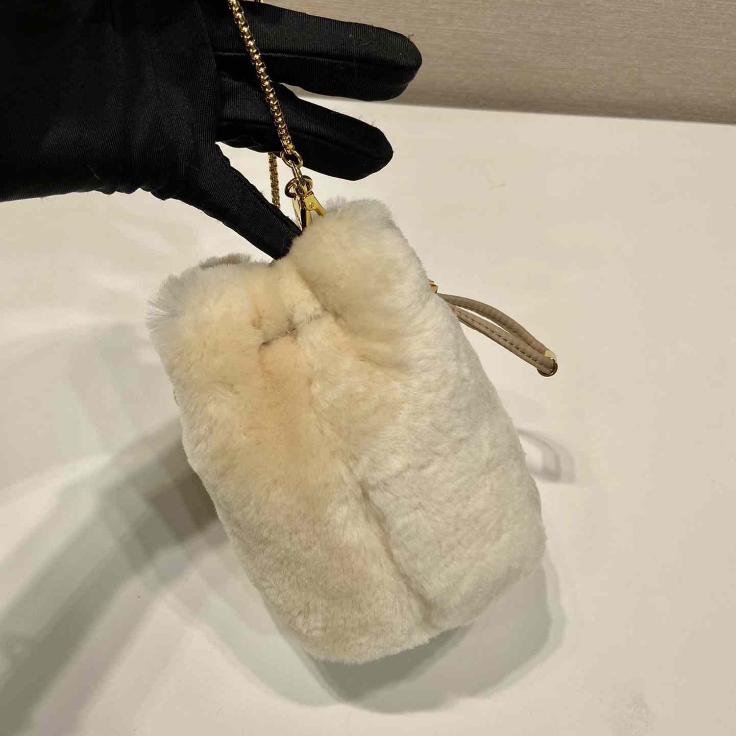 Prada Shearling Mini-pouch - PerfectKickZ