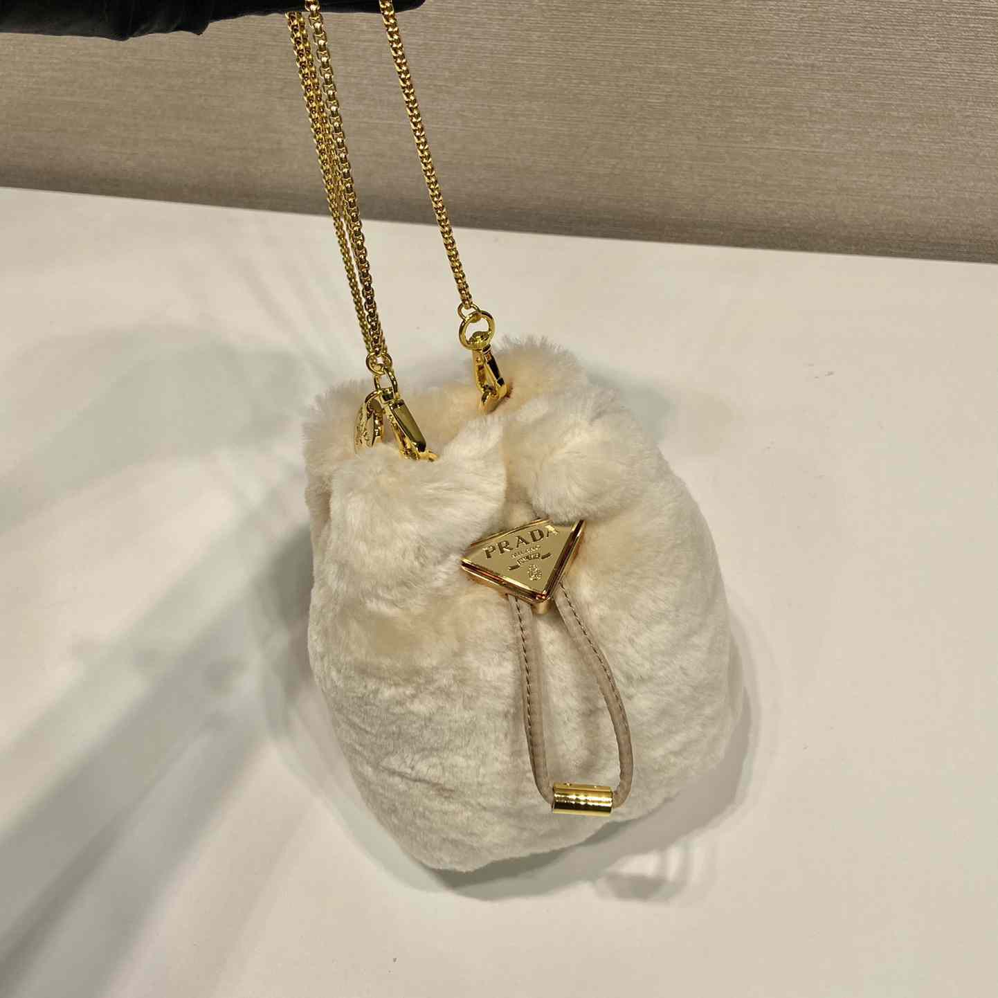 Prada Shearling Mini-pouch - PerfectKickZ