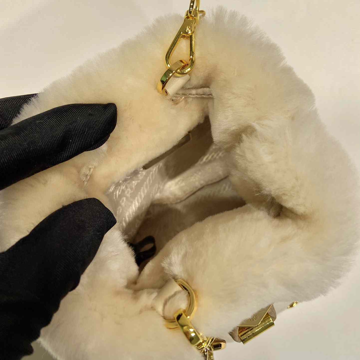 Prada Shearling Mini-pouch - PerfectKickZ