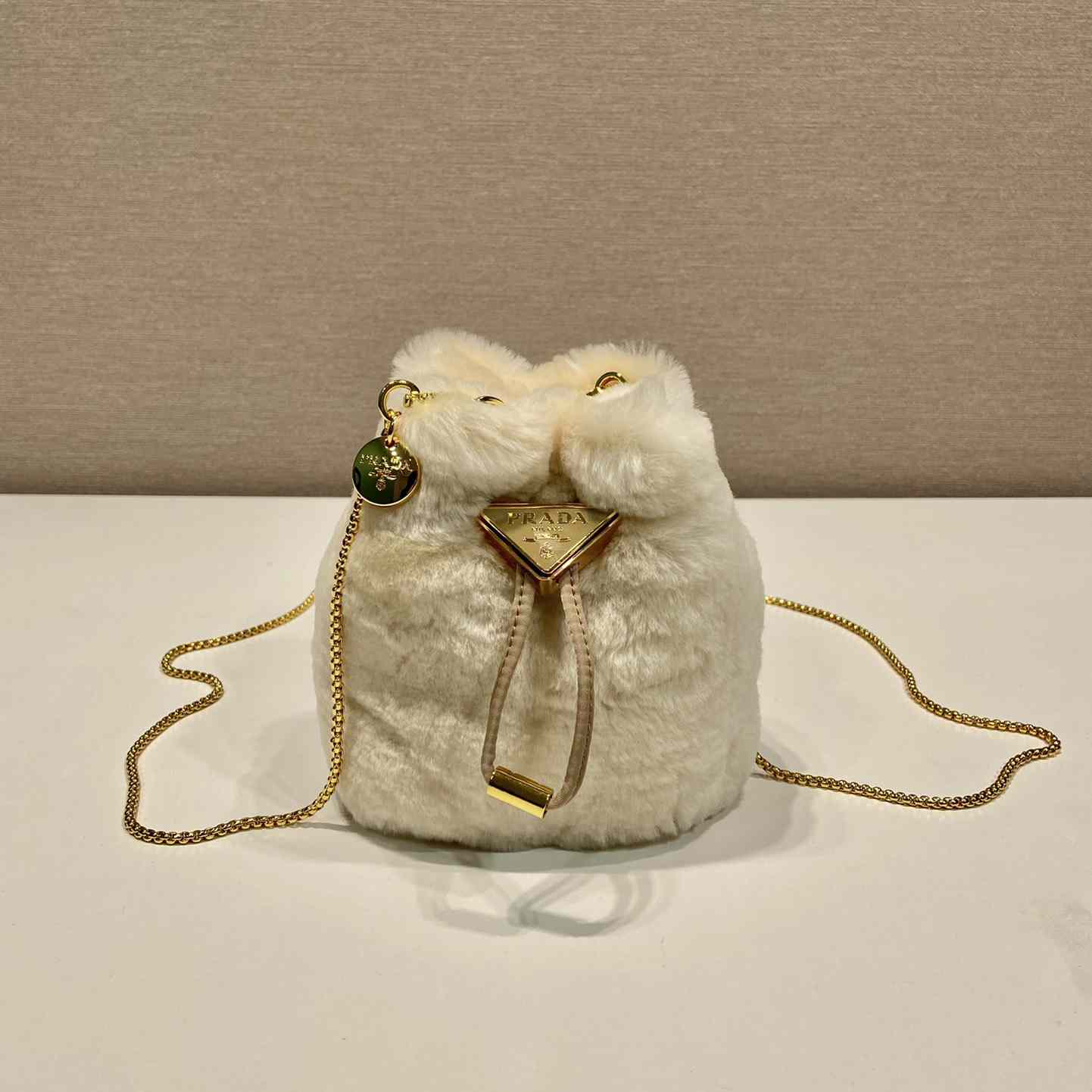 Prada Shearling Mini-pouch - PerfectKickZ