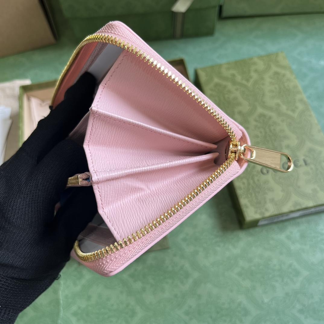 Gucci Zip Around Wallet With Gucci Script (20x 12.5 x4cm) - PerfectKickZ