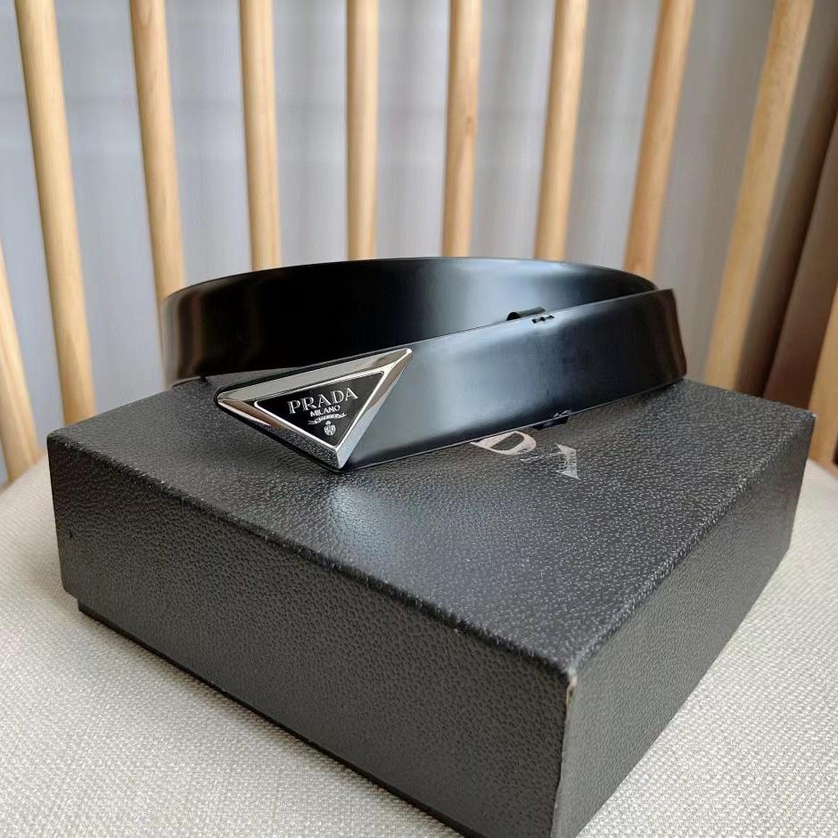 Prada Leather Belt  - PerfectKickZ