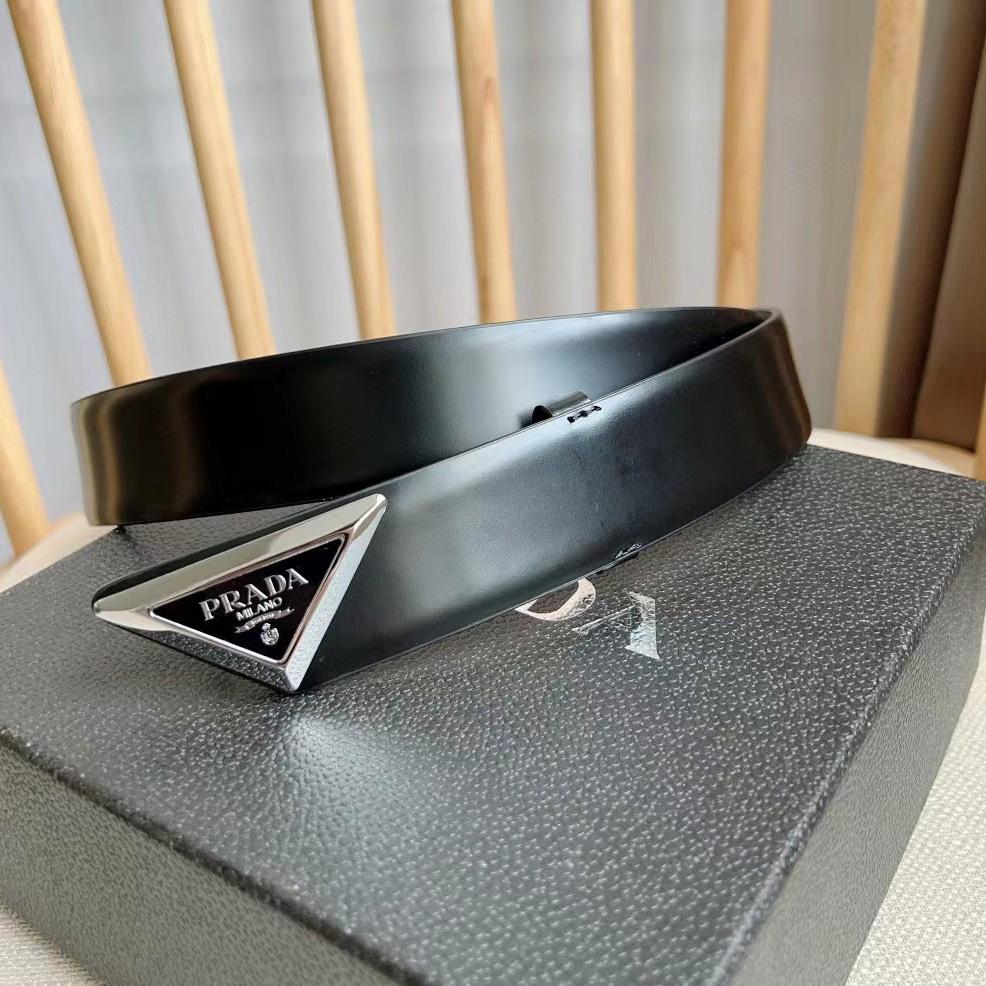 Prada Leather Belt  - PerfectKickZ