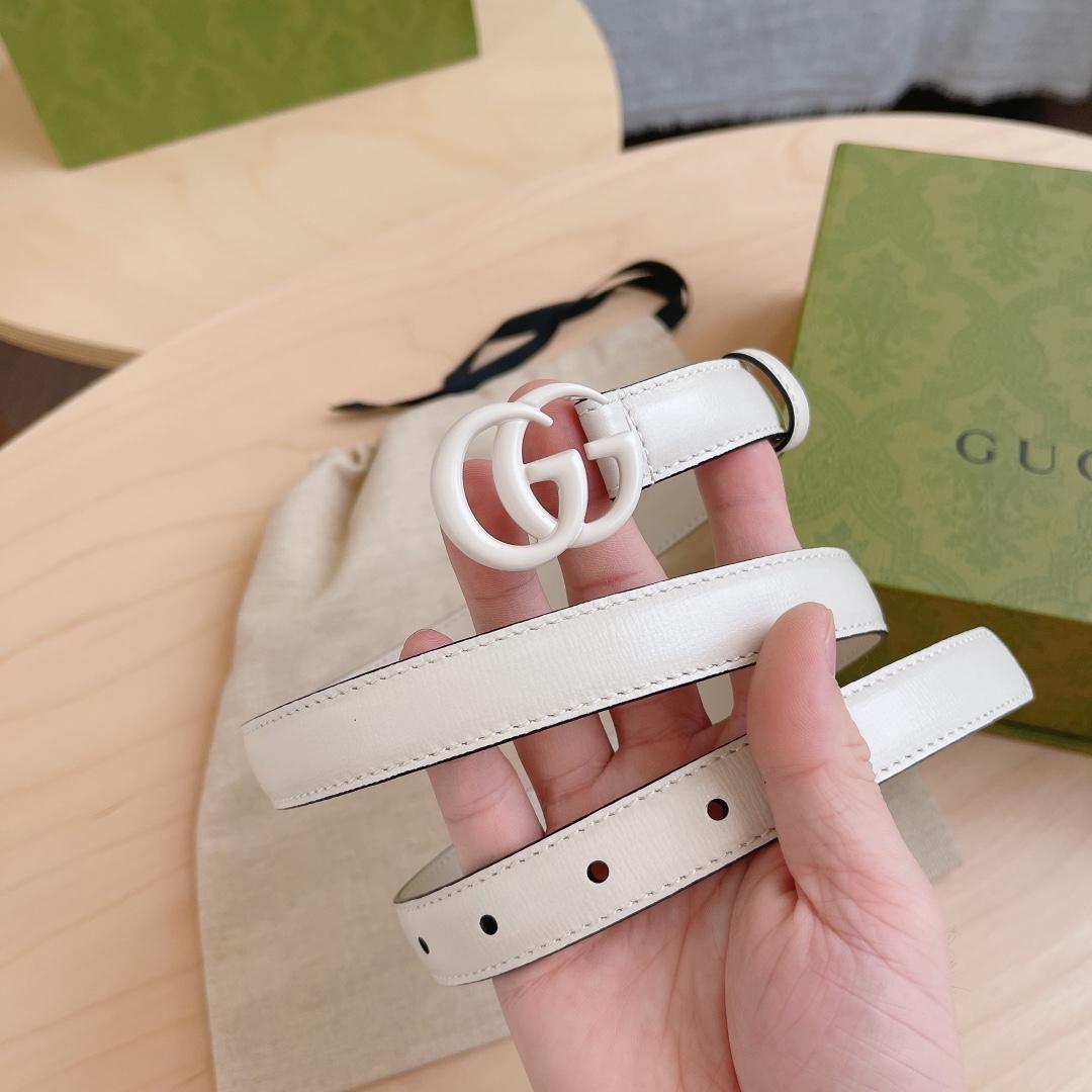 Gucci Leather Belt With Double G Buckle - PerfectKickZ