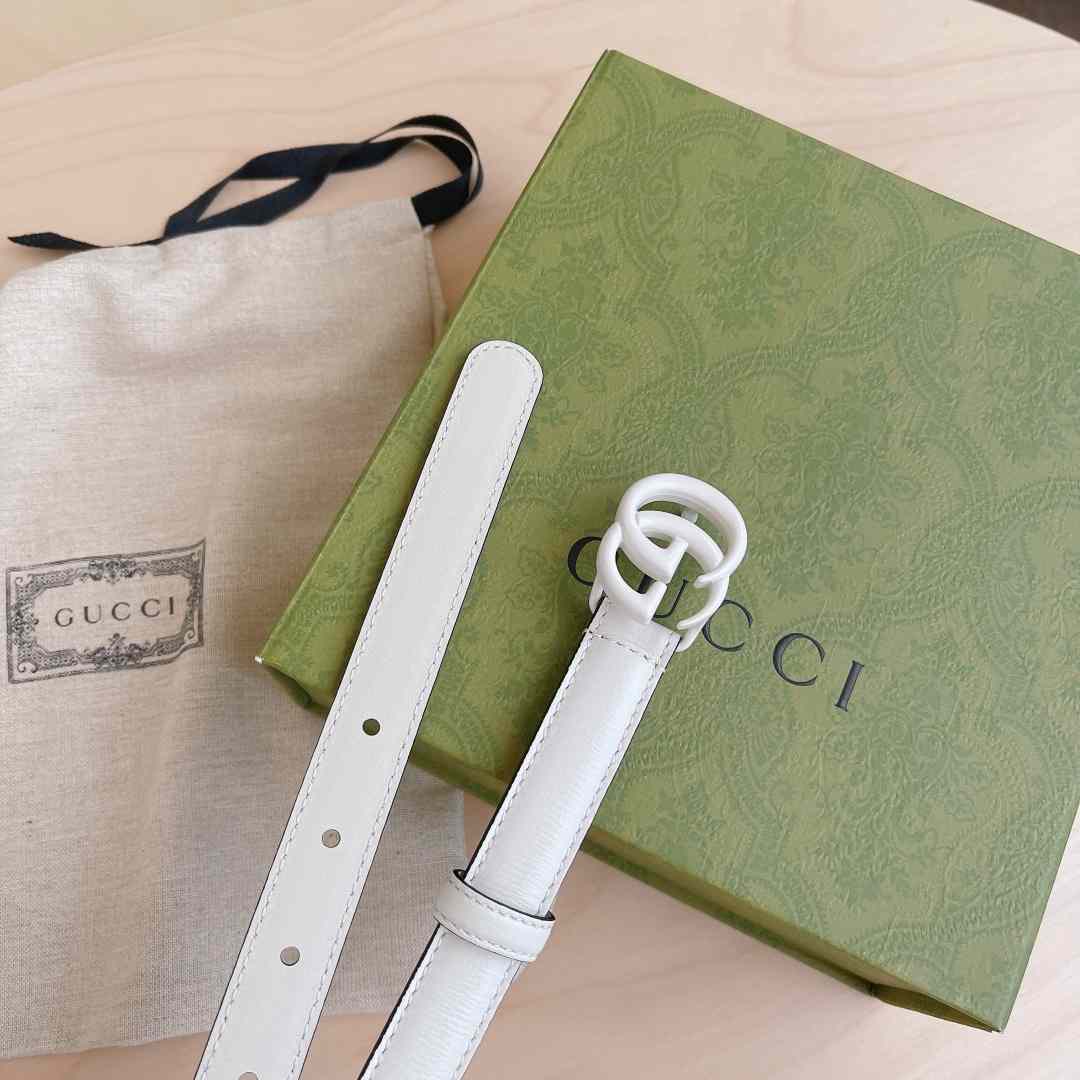 Gucci Leather Belt With Double G Buckle - PerfectKickZ