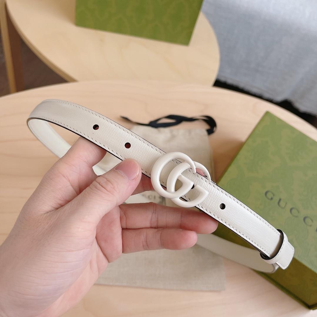 Gucci Leather Belt With Double G Buckle - PerfectKickZ