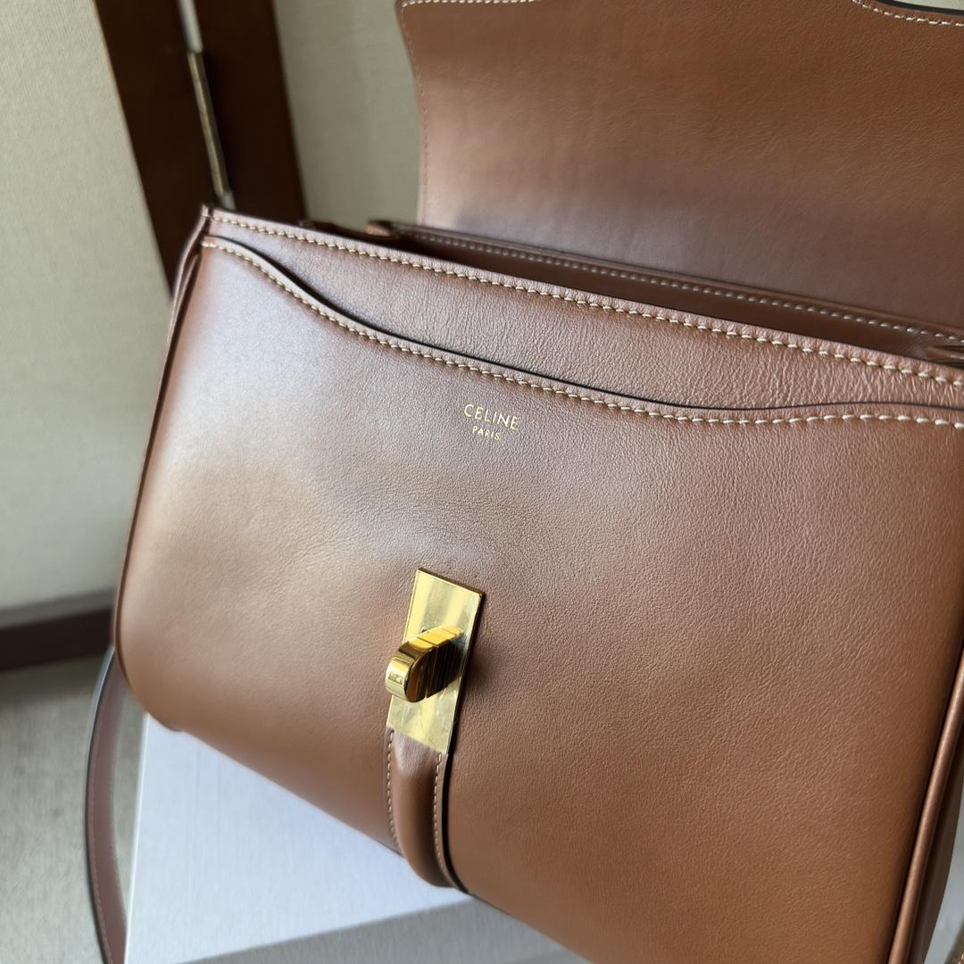 Celine Small 16 Bag In Natural Calfskin - PerfectKickZ