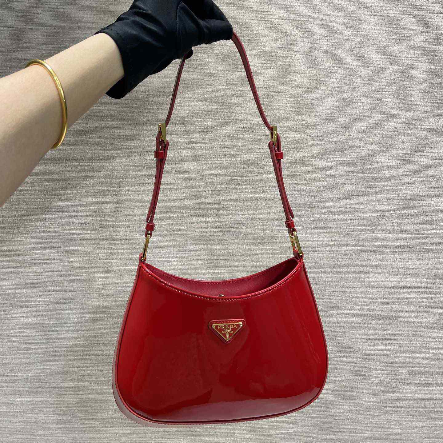 Prada Cleo Patent Leather Bag - PerfectKickZ