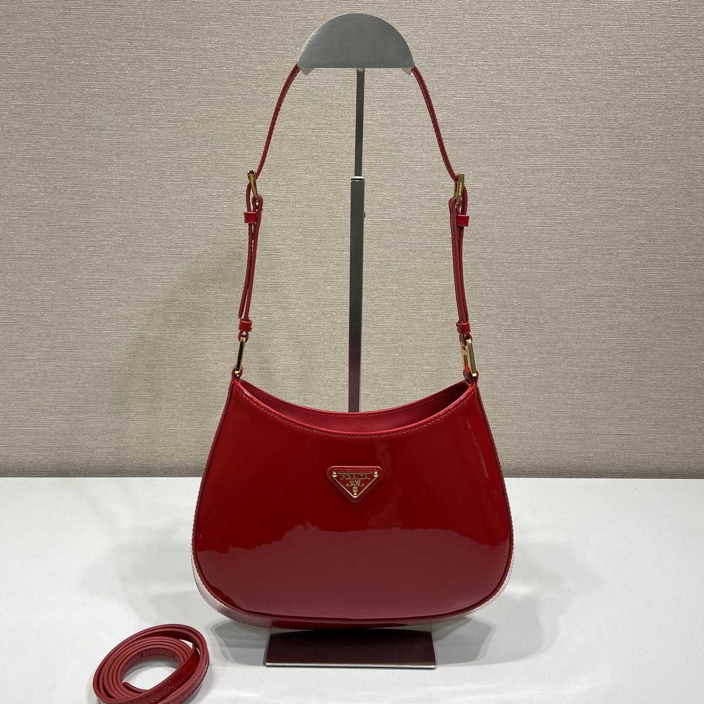 Prada Cleo Patent Leather Bag - PerfectKickZ