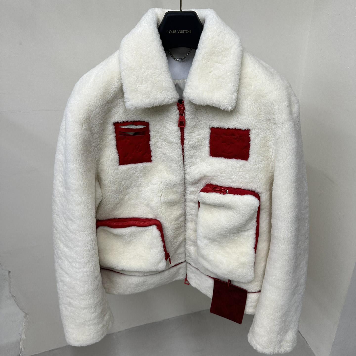 Louis Vuitton Multipocket Shearling Jacket - PerfectKickZ