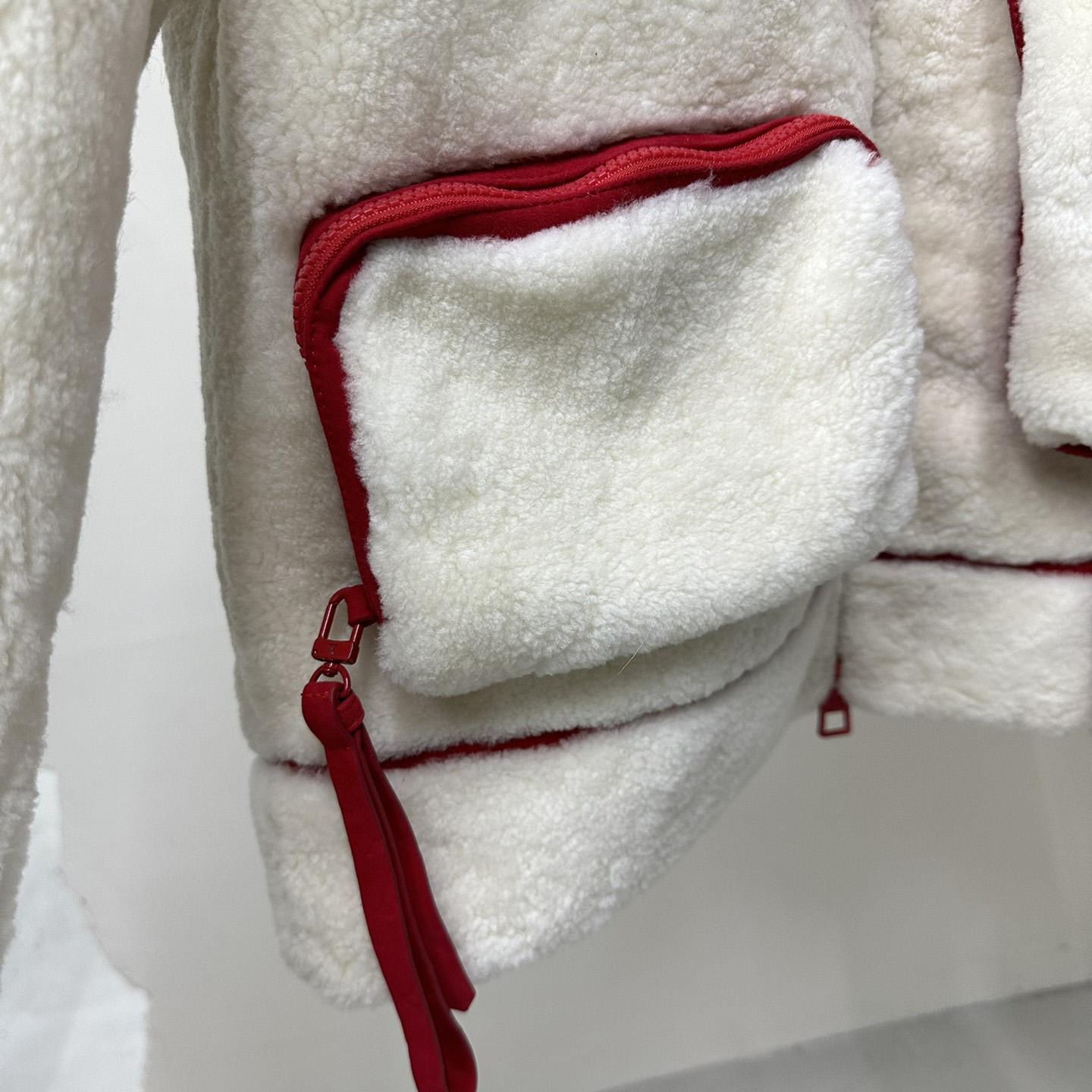 Louis Vuitton Multipocket Shearling Jacket - 