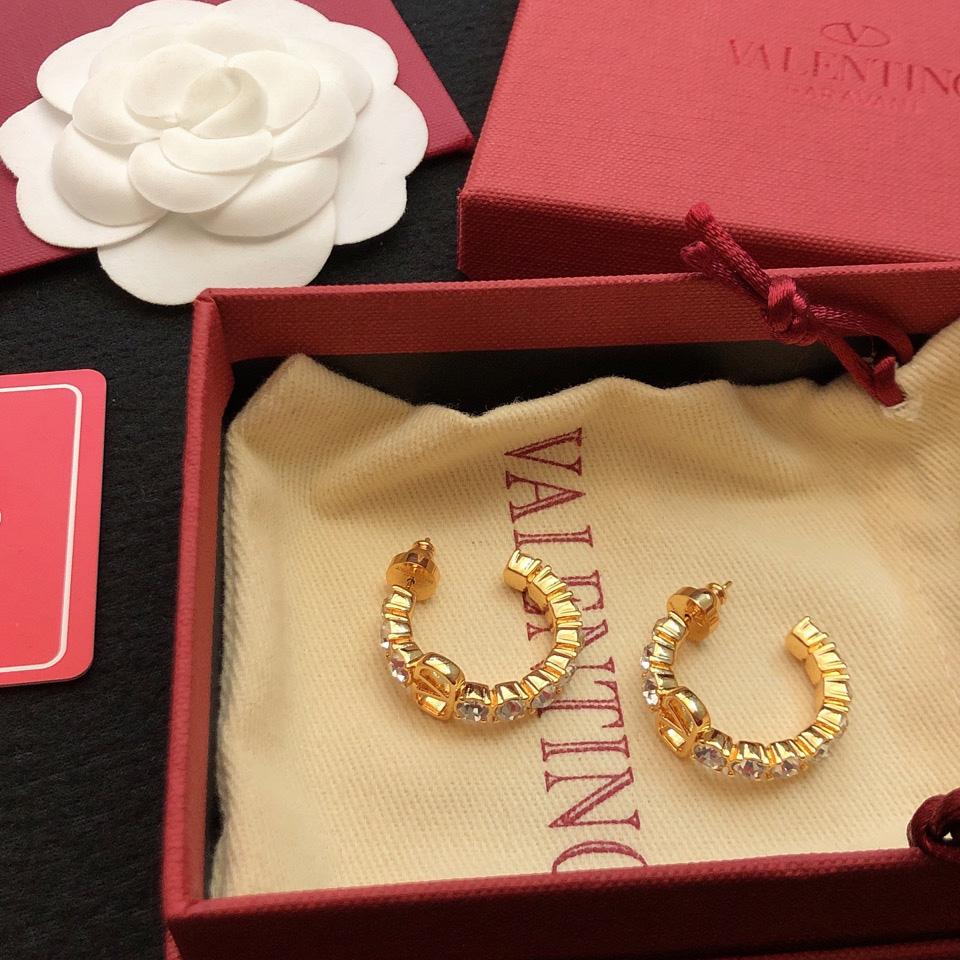Valenti Vlogo Signature metal and Swarovski® crystal earrings - PerfectKickZ