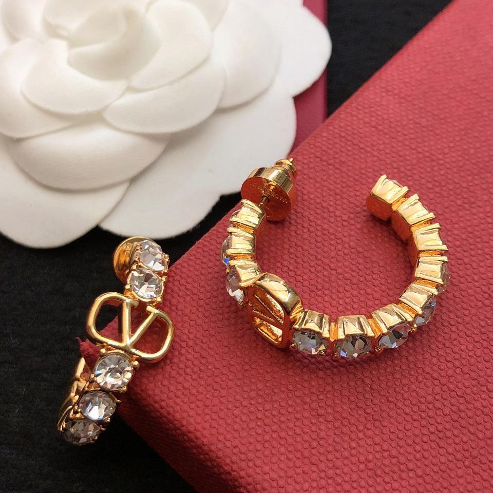 Valenti Vlogo Signature metal and Swarovski® crystal earrings - PerfectKickZ