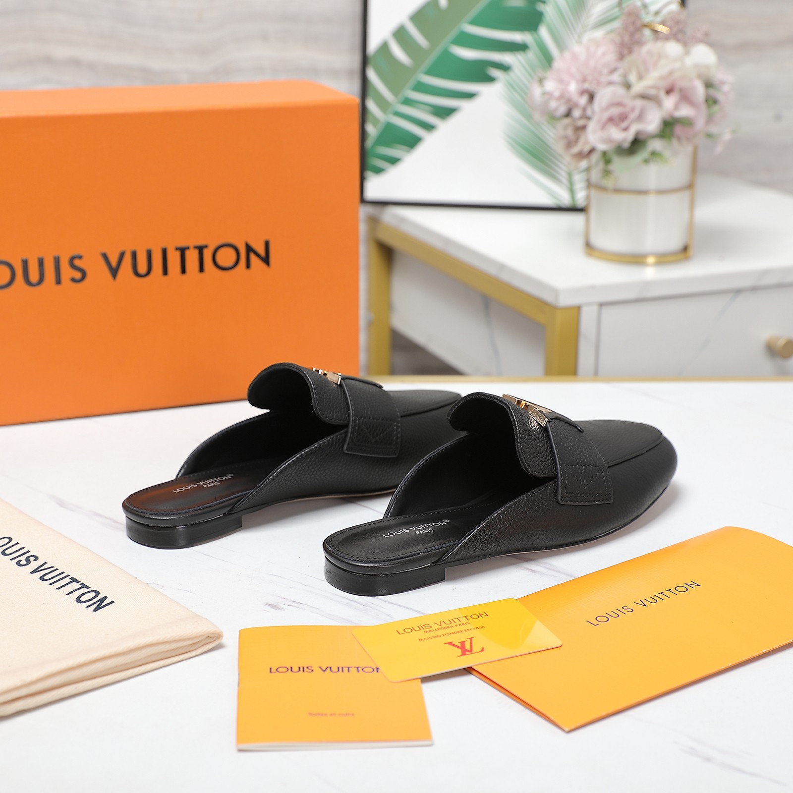 Louis Vuitton LV Capri Open Back Loafer - PerfectKickZ