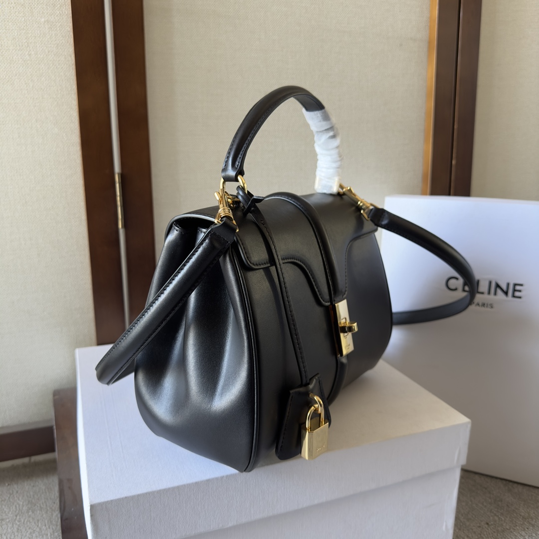 Celine Small 16 Bag In Satinated Calfskin - PerfectKickZ