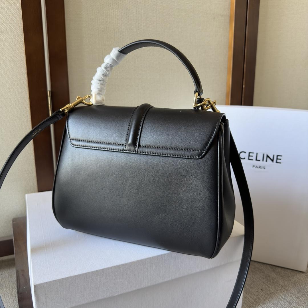 Celine Small 16 Bag In Satinated Calfskin - PerfectKickZ