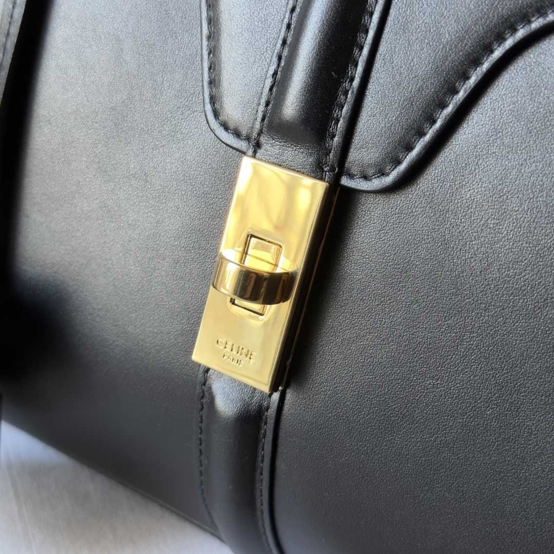 Celine Small 16 Bag In Satinated Calfskin - PerfectKickZ
