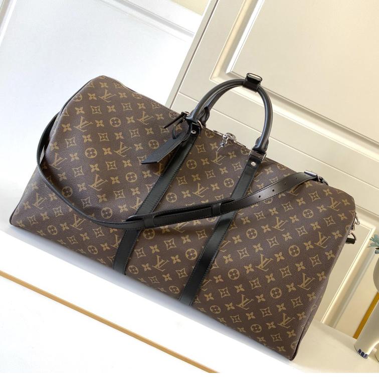 Louis Vuitton Keepall Bandouliere 55   M56714 - PerfectKickZ