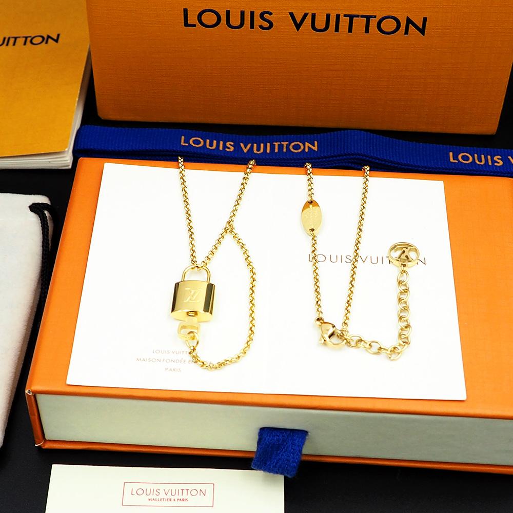 Louis Vuitto LV Locky Necklace   - PerfectKickZ
