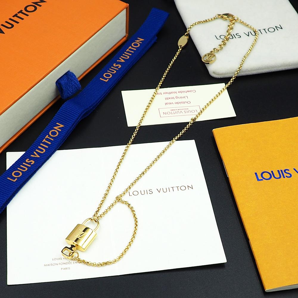 Louis Vuitto LV Locky Necklace   - PerfectKickZ
