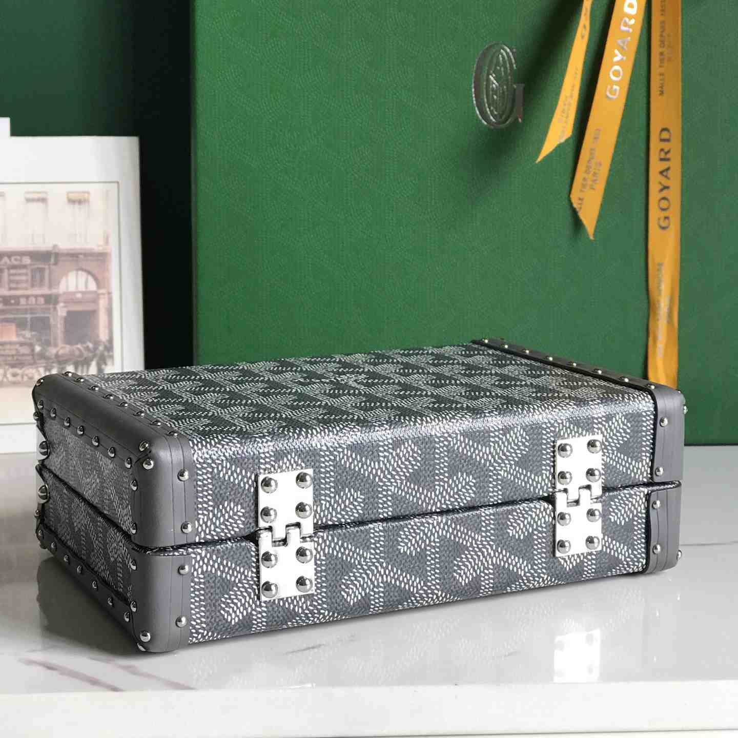 Goyard Minaudière Trunk Bag   - 