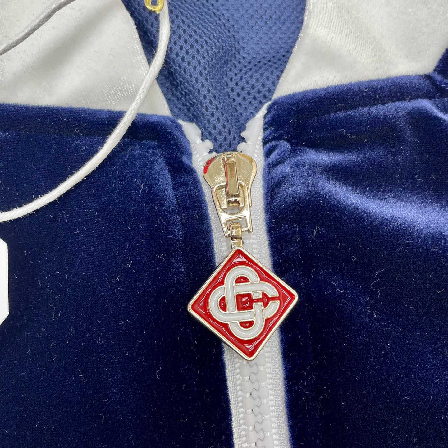 Casablanca Laurel Logo Patch Zipped Track Jacket - PerfectKickZ