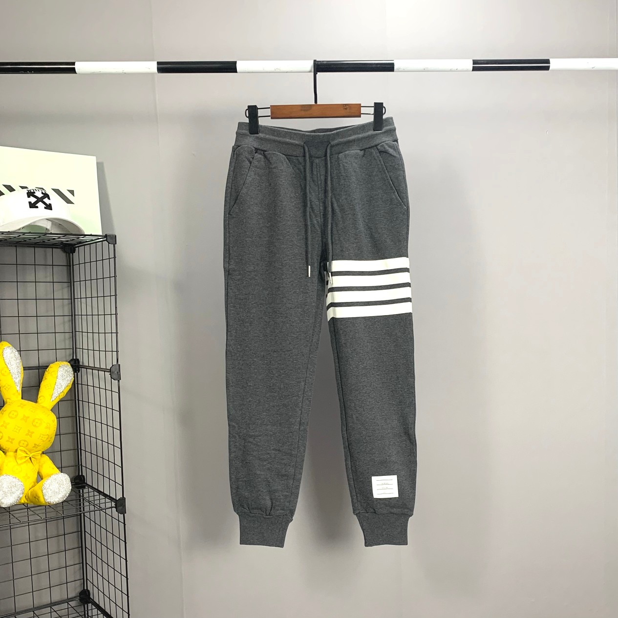Thom Browne Four-Bar Detailed Track Pants - PerfectKickZ