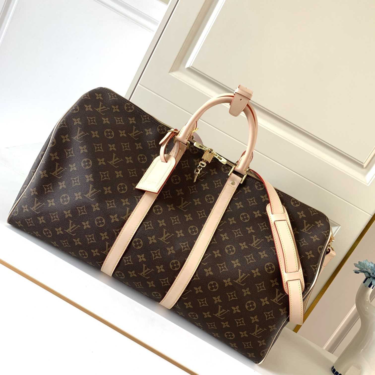 Louis Vuitton Keepall Bandouliere 55   M41414 - PerfectKickZ