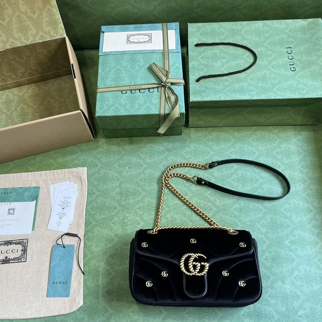 Gucci GG Marmont Small Shoulder Bag - PerfectKickZ