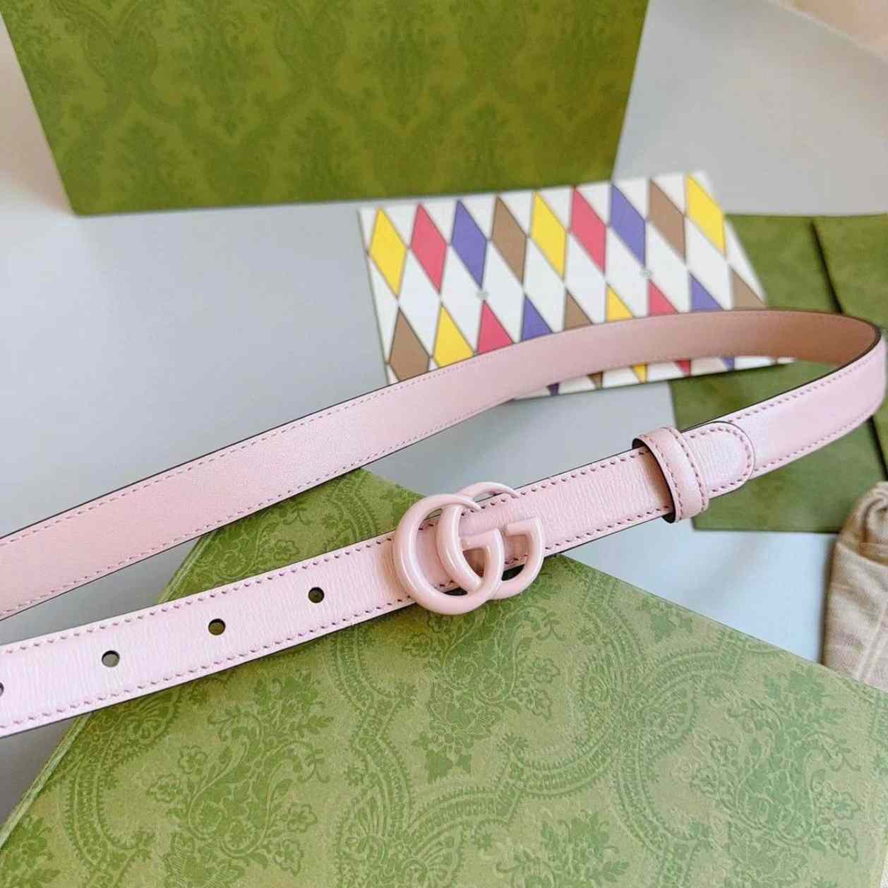 Gucci Leather Belt With Double G Buckle - PerfectKickZ