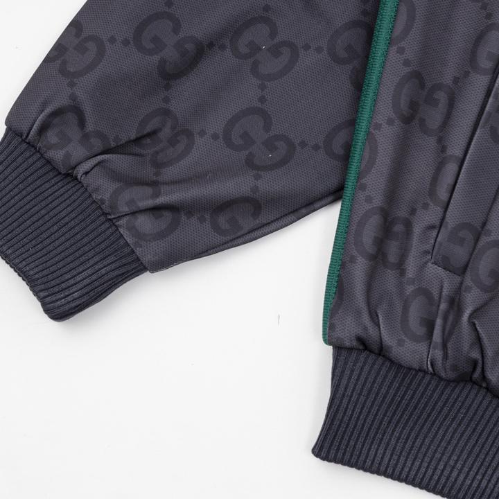Gucci Jumbo GG Zip Jacket With Web - PerfectKickZ