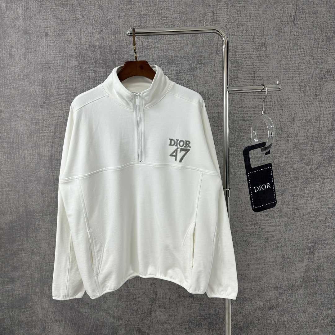 Dior Regular-fit Sweater With Stand Collar - PerfectKickZ