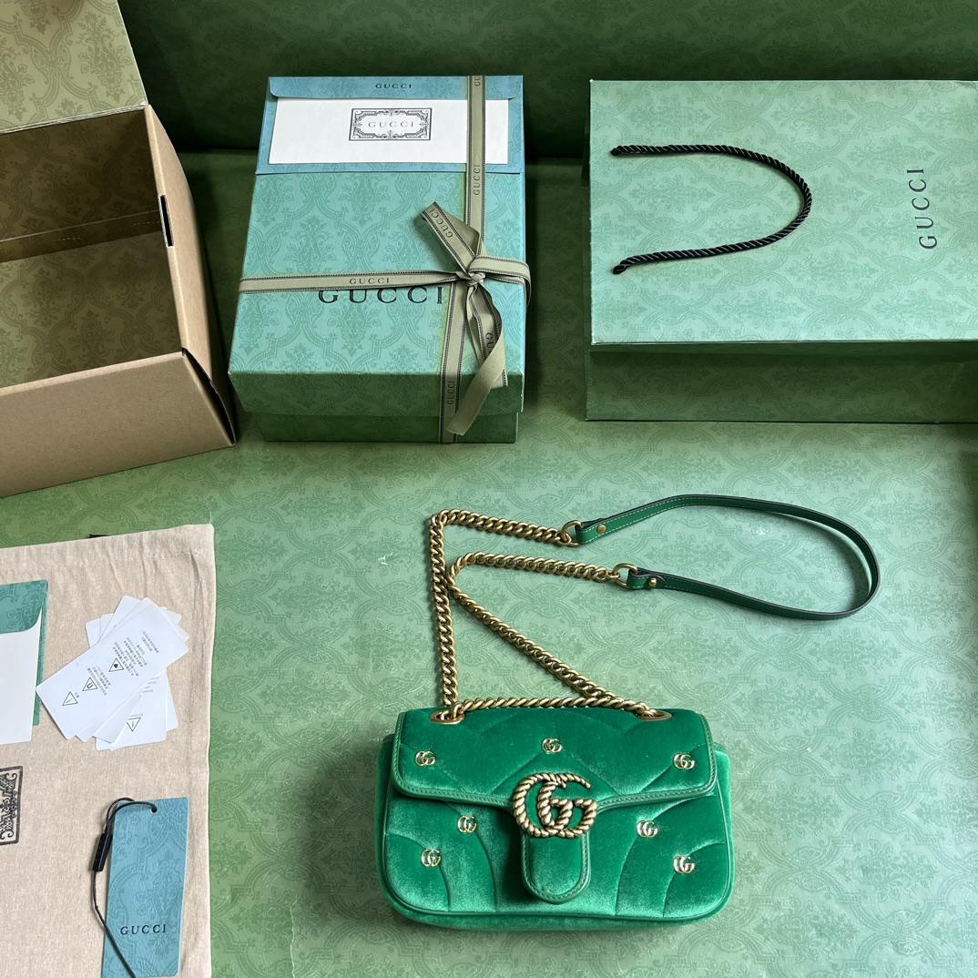 Gucci GG Marmont Mini Shoulder Bag - PerfectKickZ