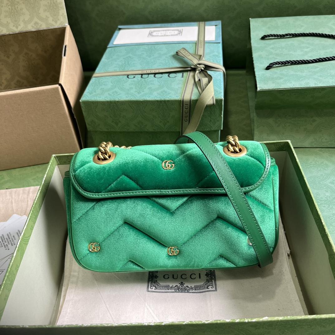 Gucci GG Marmont Mini Shoulder Bag - PerfectKickZ