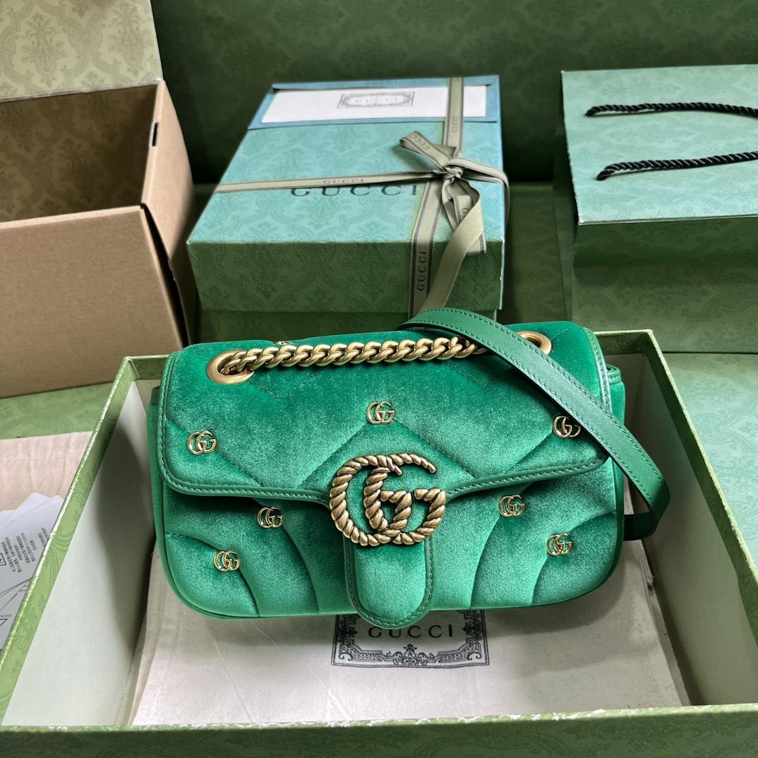 Gucci GG Marmont Mini Shoulder Bag - PerfectKickZ