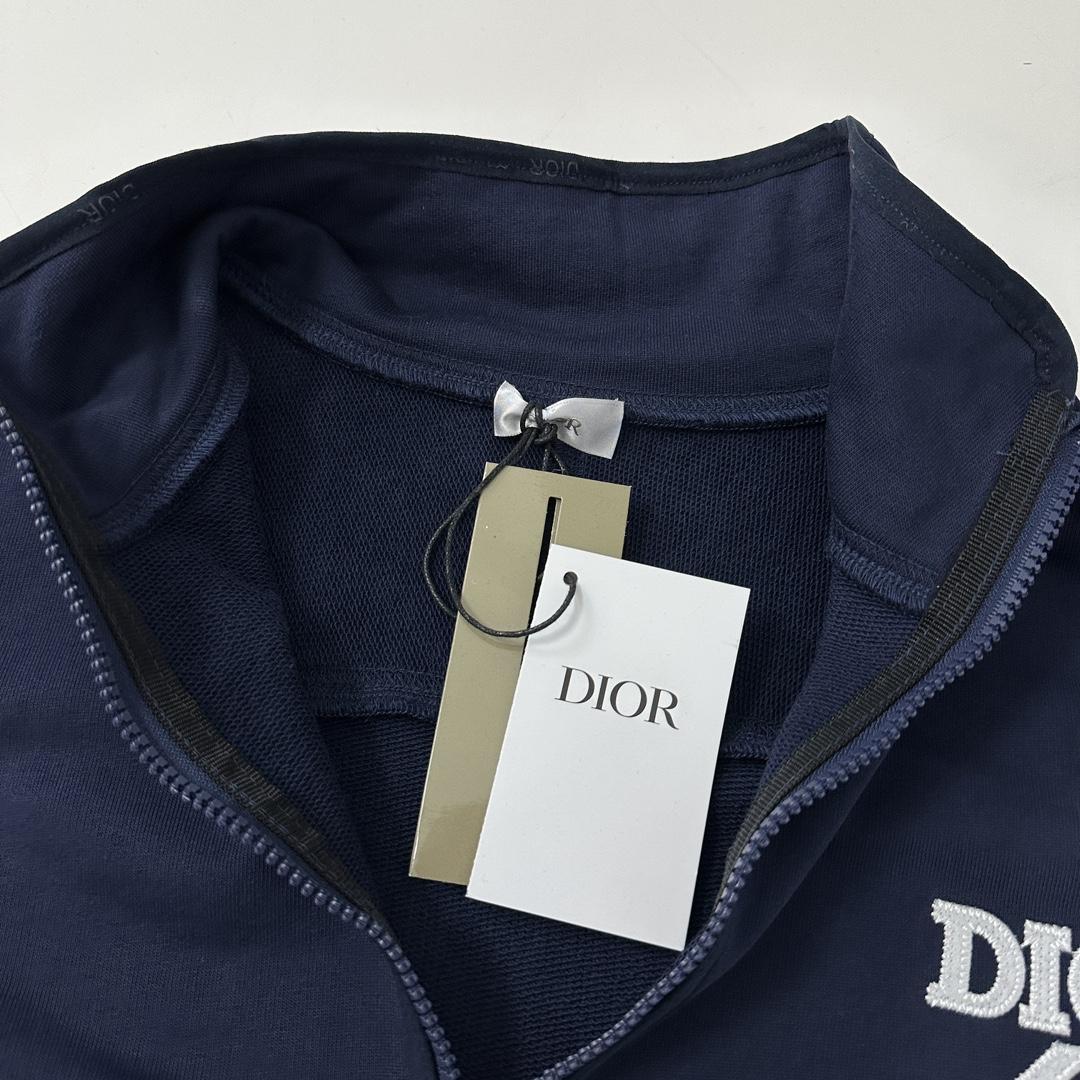 Dior Regular-fit Sweater With Stand Collar - PerfectKickZ