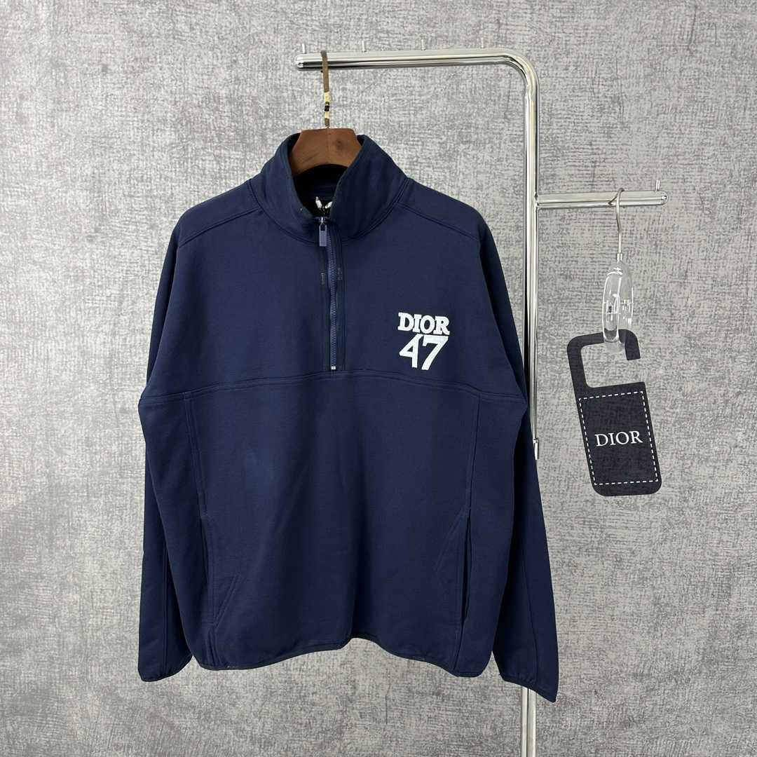 Dior Regular-fit Sweater With Stand Collar - PerfectKickZ