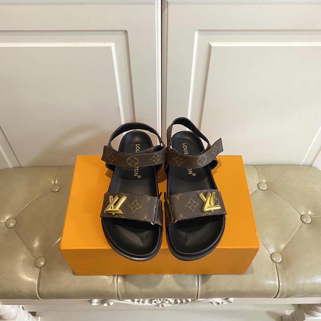 Louis Vuitton Monogram Comfort Flat Sandal    - PerfectKickZ