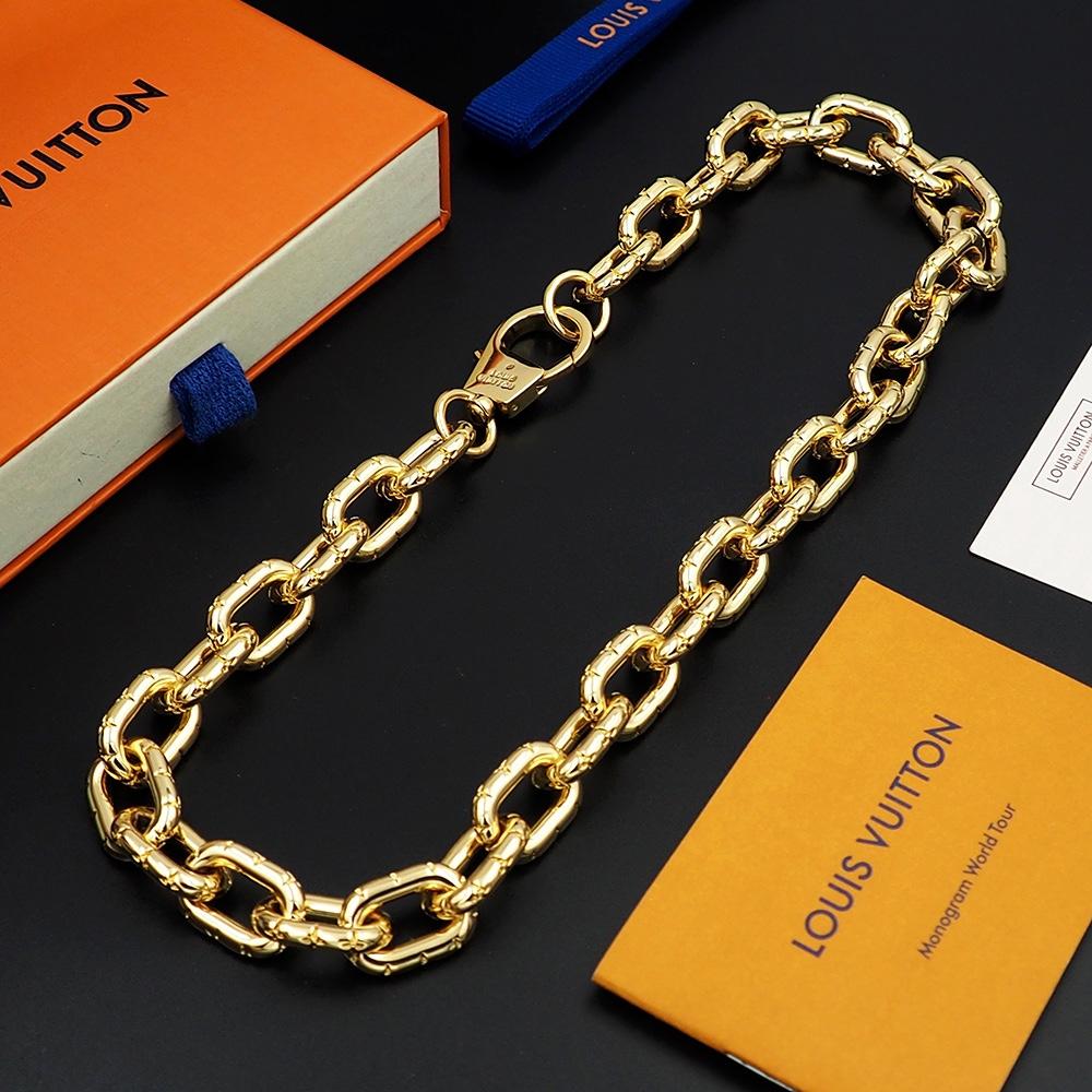 Louis Vuitto LV Crown Necklace   M01280 - PerfectKickZ