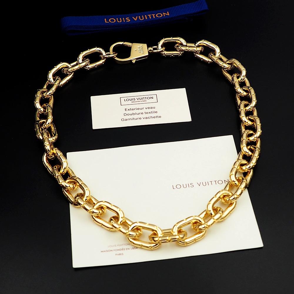Louis Vuitto LV Crown Necklace   M01280 - PerfectKickZ