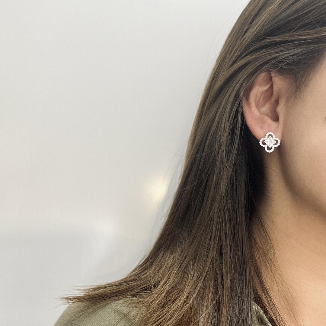Louis Vuitton Monogram Earrings - PerfectKickZ
