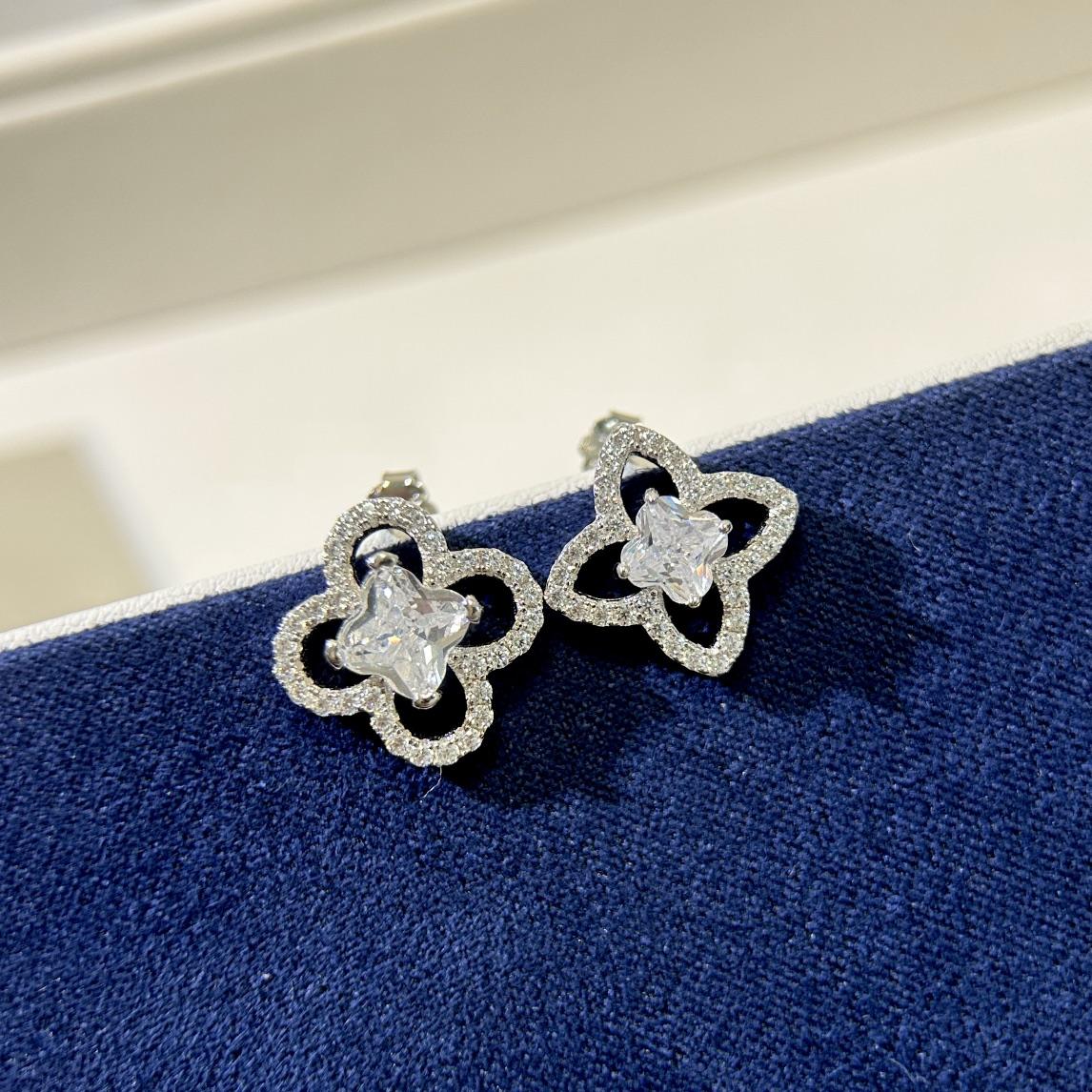 Louis Vuitton Monogram Earrings - PerfectKickZ