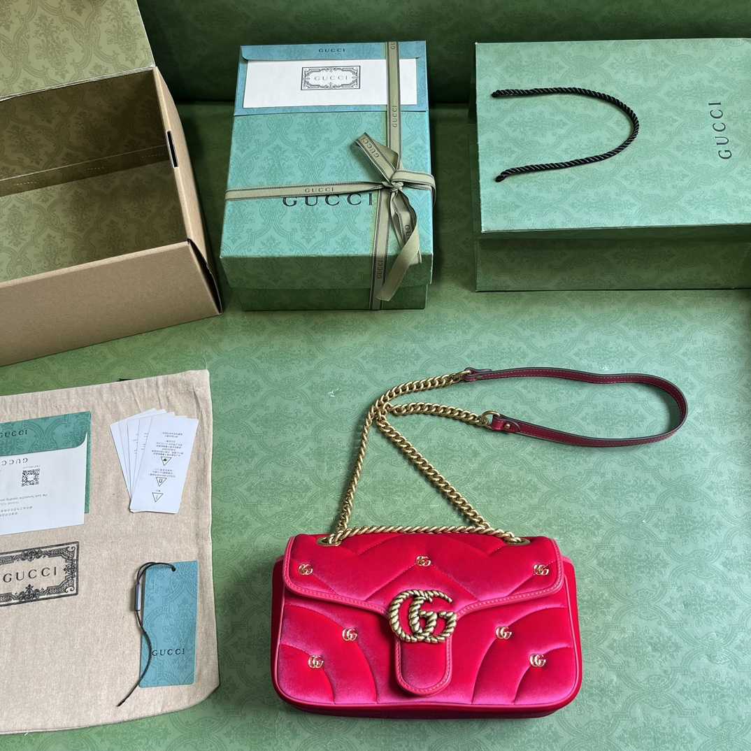 Gucci GG Marmont Small Shoulder Bag - PerfectKickZ