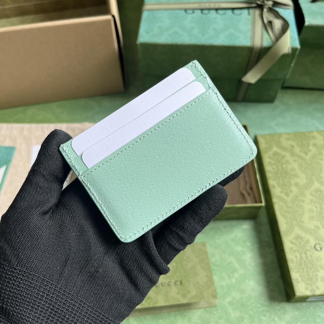 Gucci Card Case With Gucci Script - PerfectKickZ