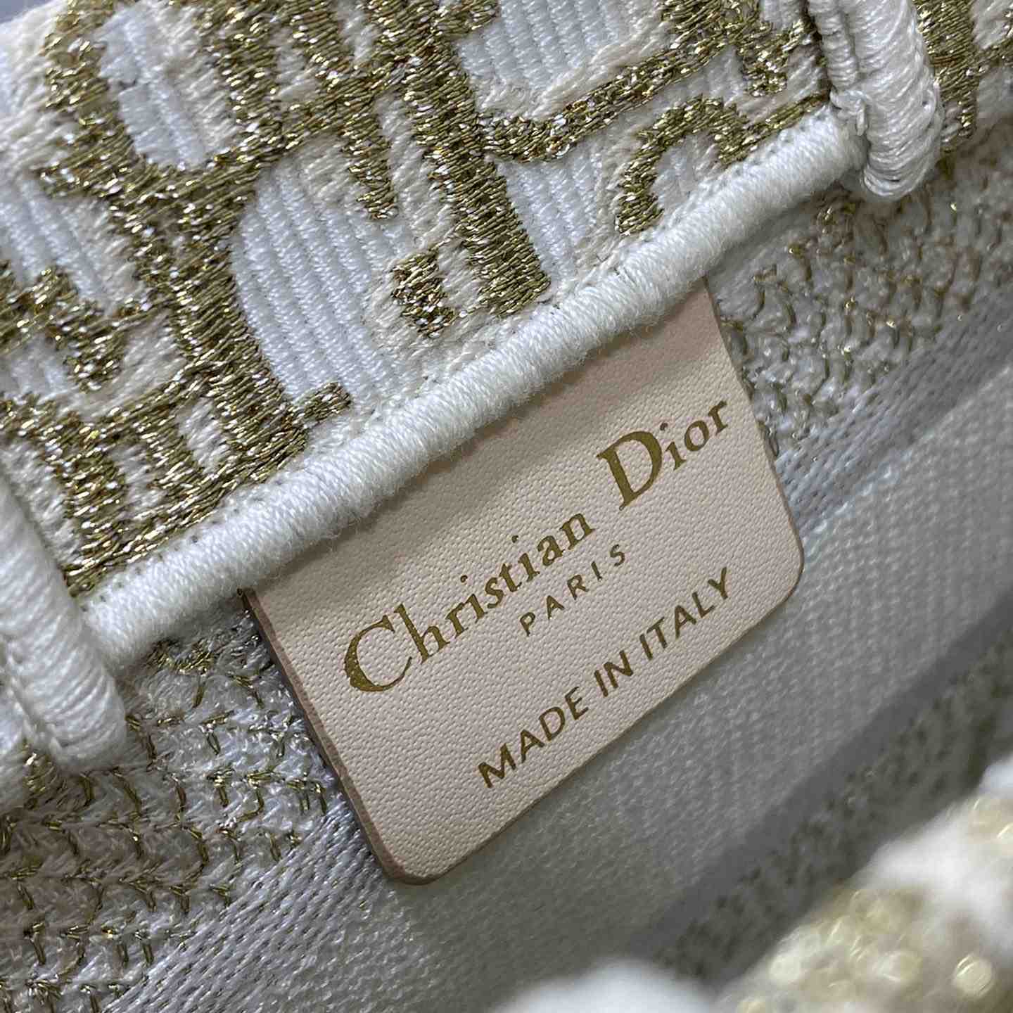 Dior Mini Dior Book Tote With Strap - PerfectKickZ