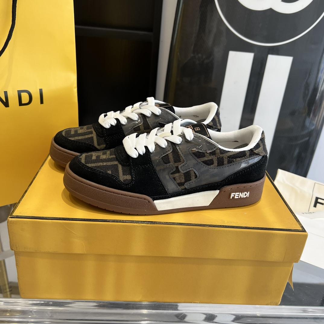 Fendi Fendi Match Lace-up Sneakers - PerfectKickZ