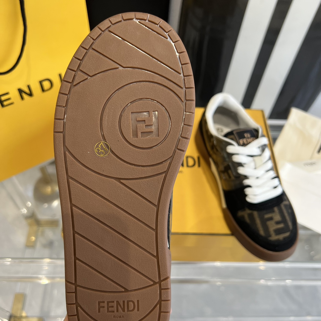Fendi Fendi Match Lace-up Sneakers - PerfectKickZ